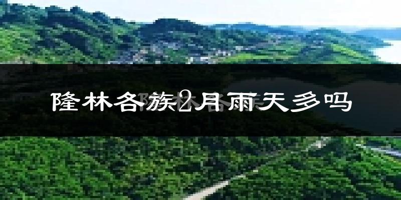 隆林各族2月雨天多吗?