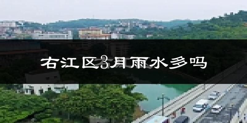 右江区3月雨水多吗?