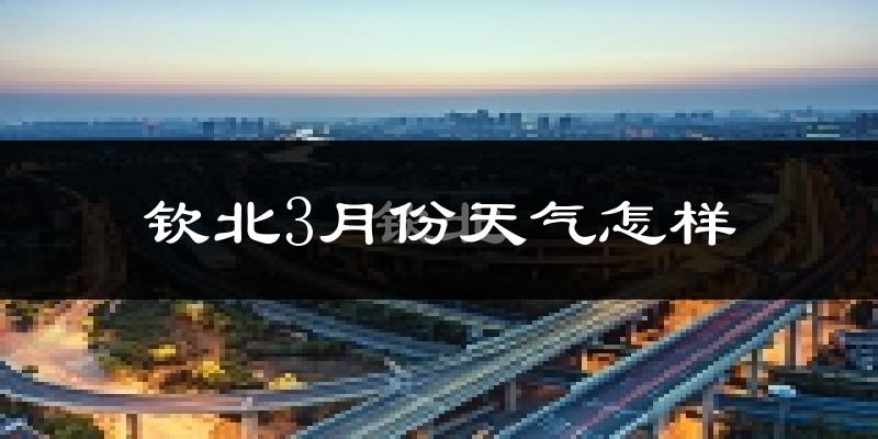 钦北3月份天气怎样?钦北三月冷不冷?