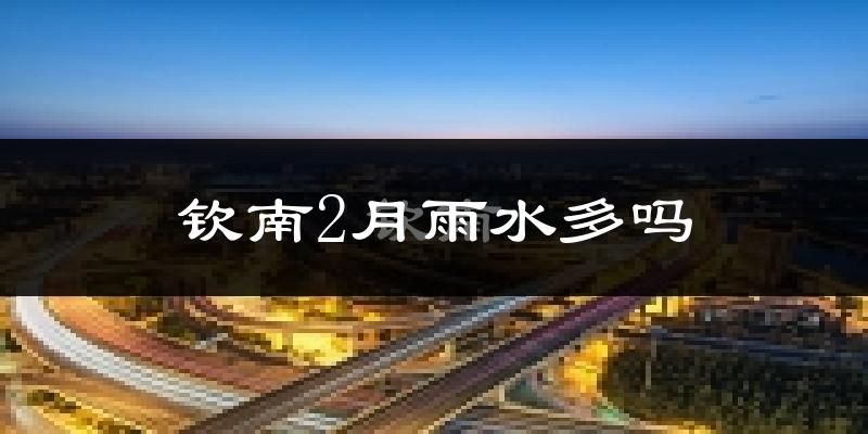钦南2月雨水多吗?