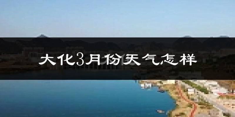 大化瑶族自治县3月份天气如何?天气冷热情况分析